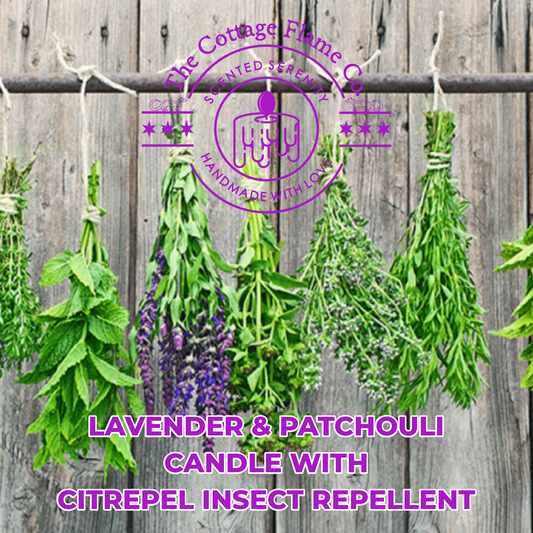 Lavender & Patchouli Citrepel Candle