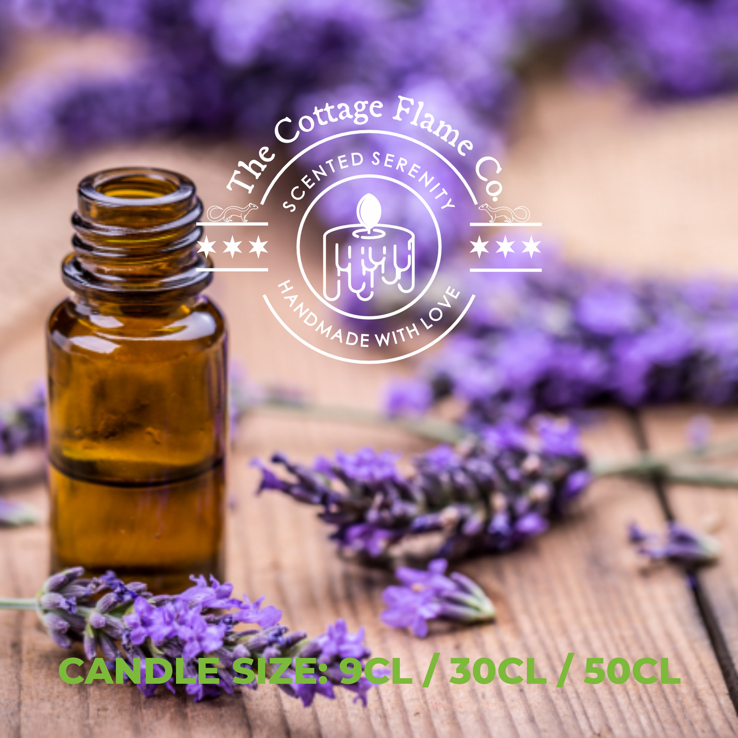 Lavender & Patchouli Citrepel Candle